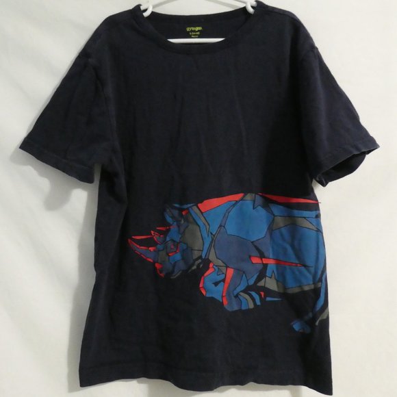 GYMGO navy graphic T-Shirt, large (10-12), youth, GUC - Picture 1 of 12